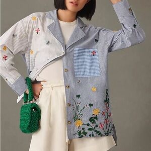 Anthropologie Pernille Rosenkilde Oversized Shirt Size M (NWT)